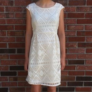White Lace Tank Dress